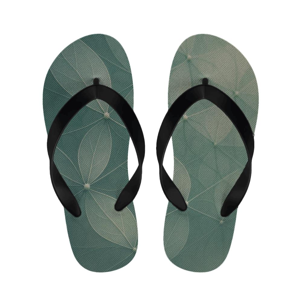 Petal Vein Lattice trendy casual slippers