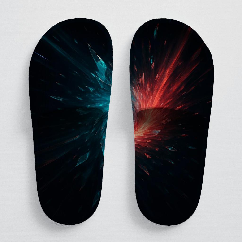 Prismatic Strike Of The Mantis Shrimp trendy summer slides