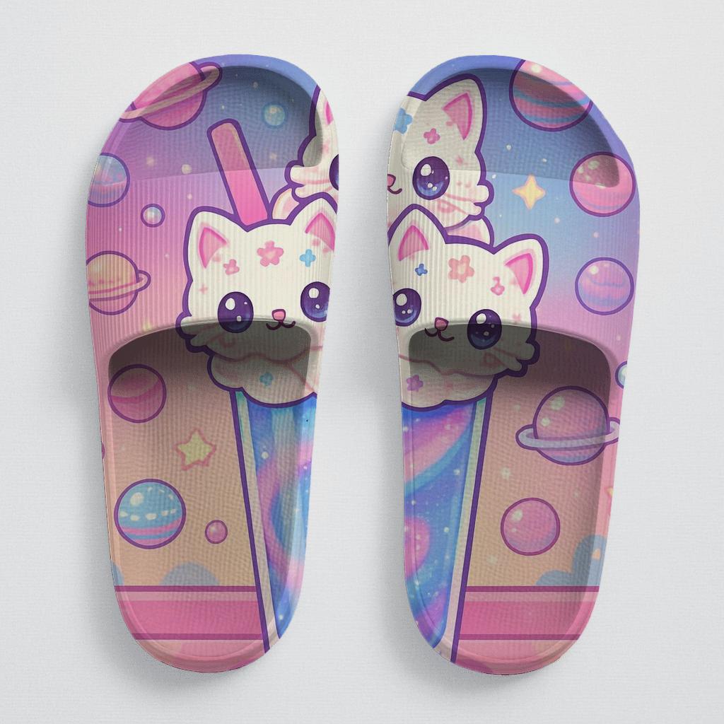 Galaxy Milkshake Kittens designer logo slides