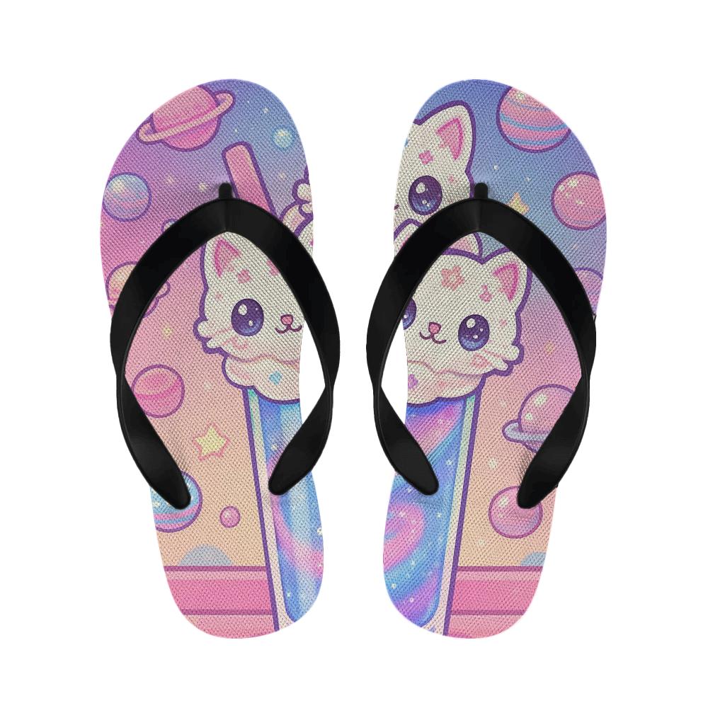 Galaxy Milkshake Kittens soft sole slippers