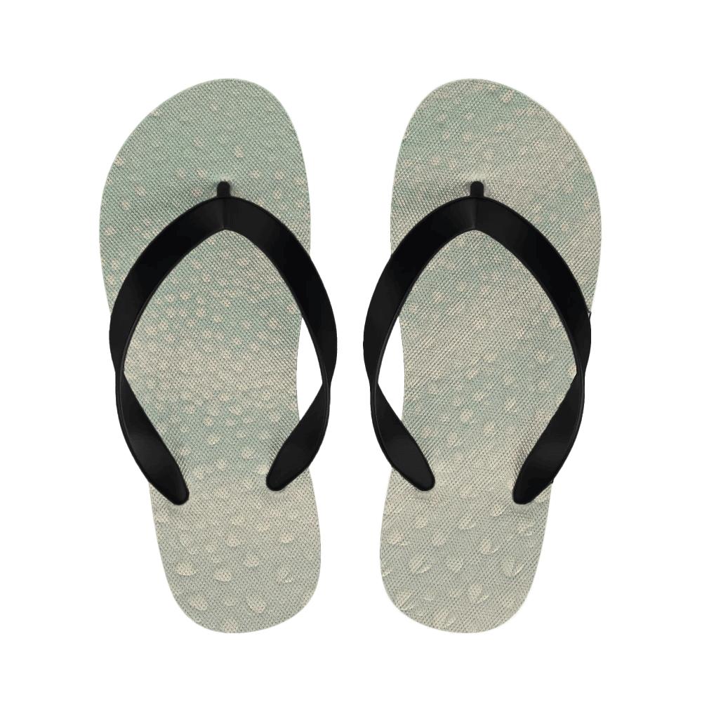 Fragmented Petal Mosaic Flow custom slippers