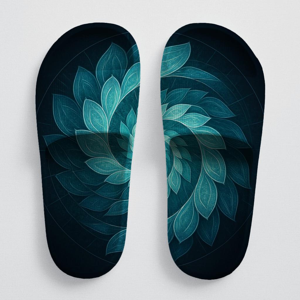Helix Petal Orbit personalized slide sandals