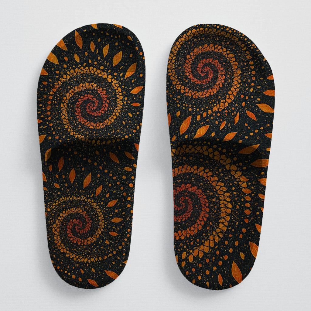 Marigold Spiral Constellation unique printed slides