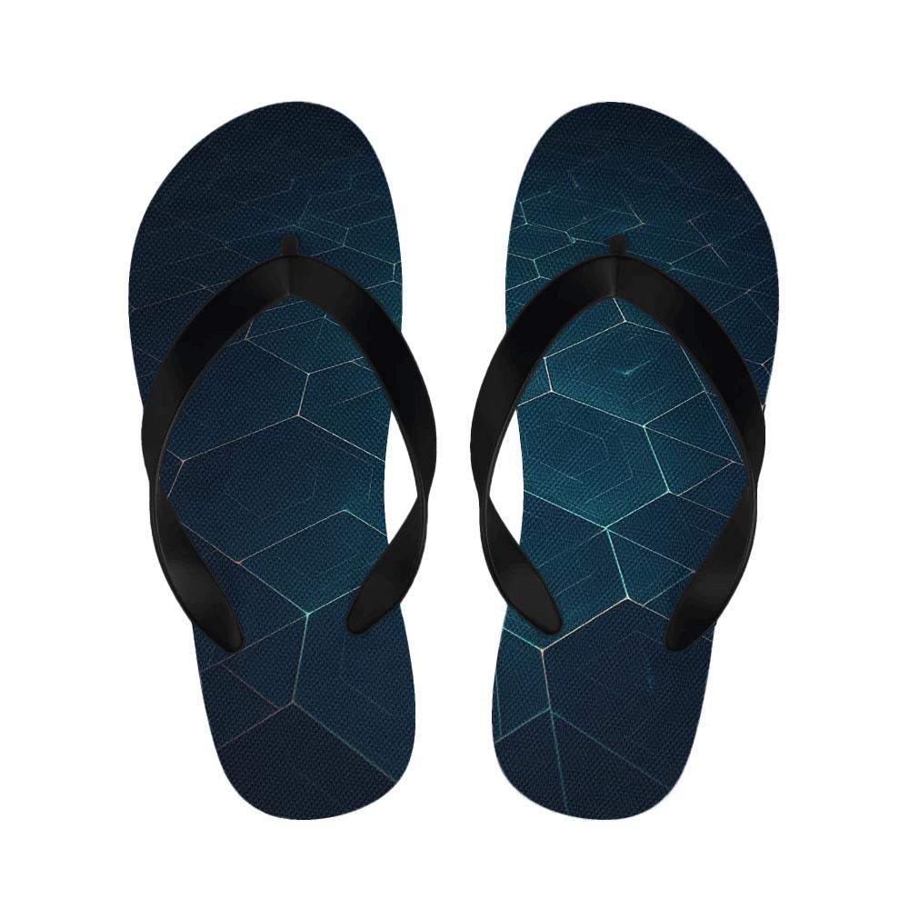 Orbital Mosaic Flux custom slippers