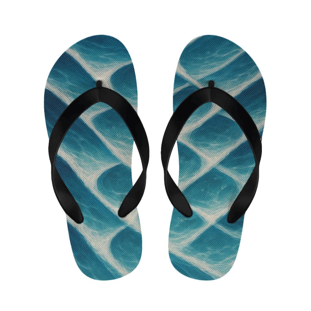 Tide Crest Lattice trendy casual slippers