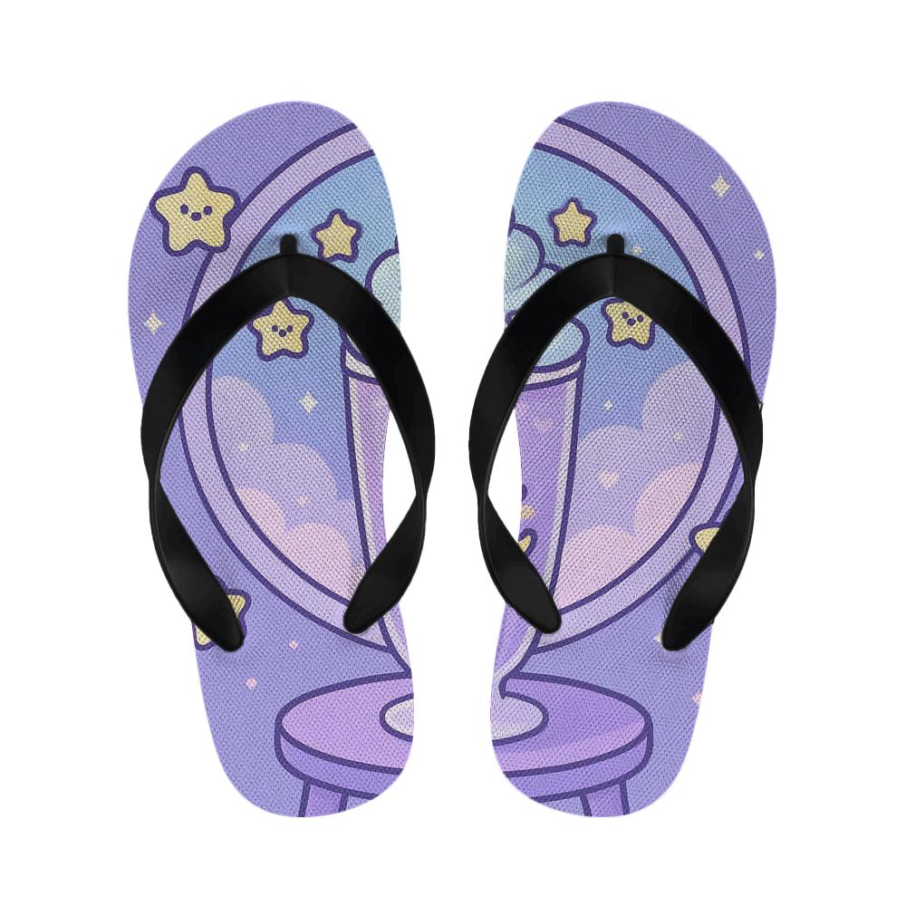 Pastel Moon Milkshake Dreams comfortable indoor slippers