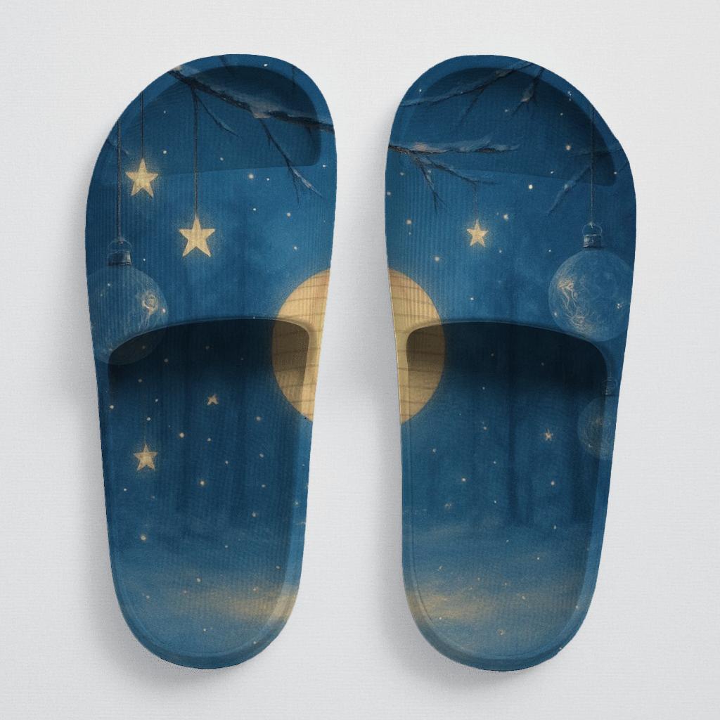 Winter Lantern Starlight soft footbed slides