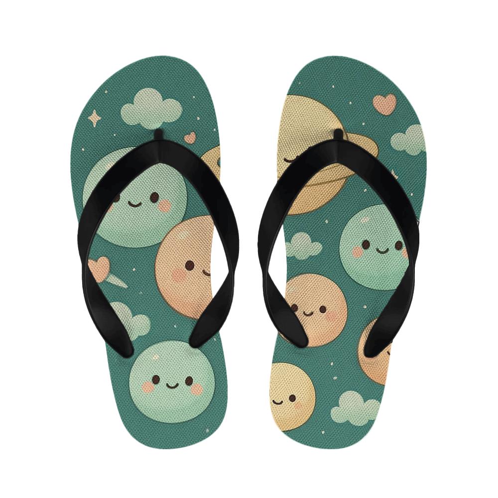 Starlight Mochi Planet Parade warm fleece slippers