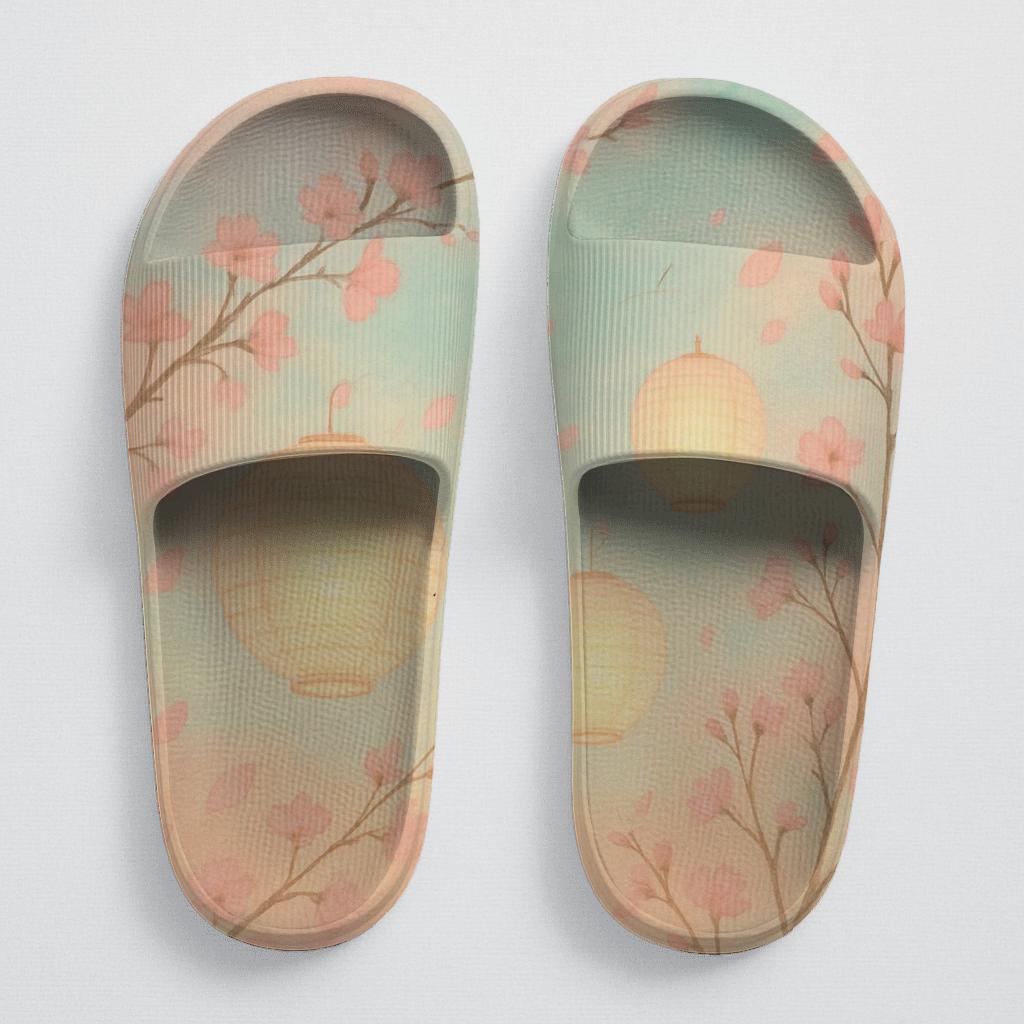 Spring Lantern Petal Drift custom slides