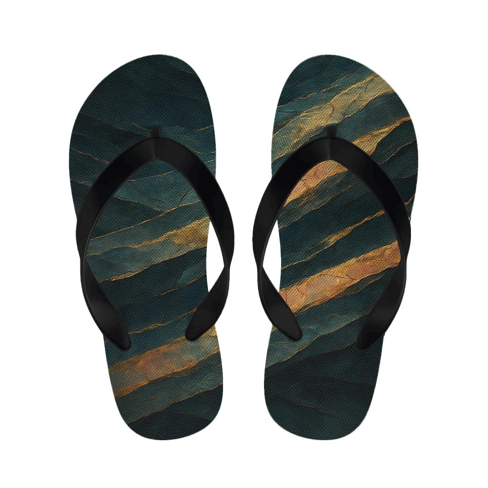 Prismatic Faultline Tapestry unique printed slipperscustom slippers