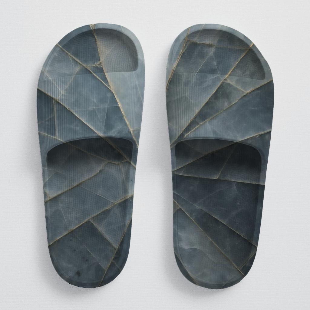 Prism Vein Tessellation personalized slide sandals