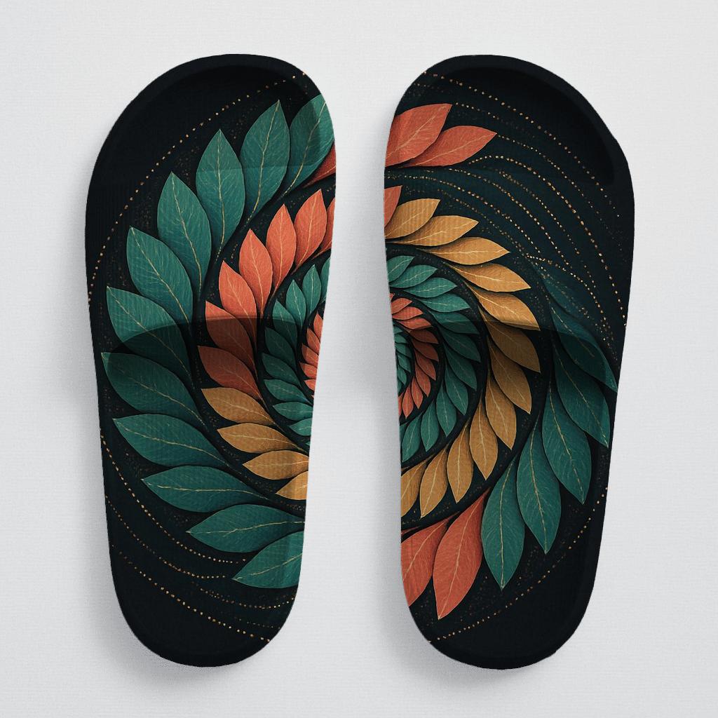 Lotus Pulse Spiral soft footbed slides