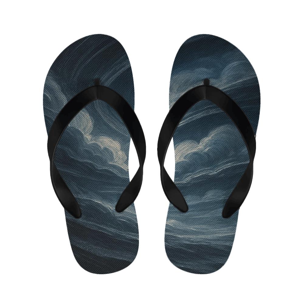 Stormfront Wave Array designer logo slippers