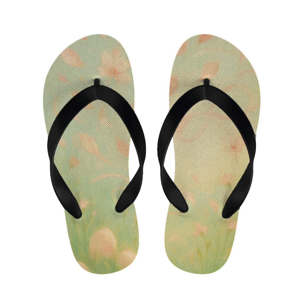 Spring Equinox Petal Drift custom slippers