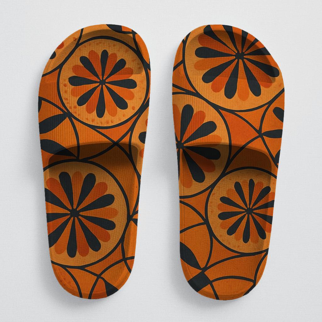 Marigold Orbit Lattice stylish pool slides