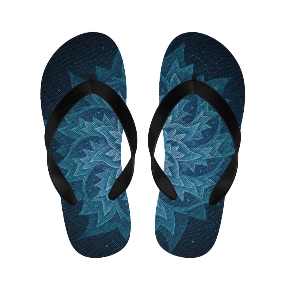 Stellar Spiral Rosette stylish house slippers