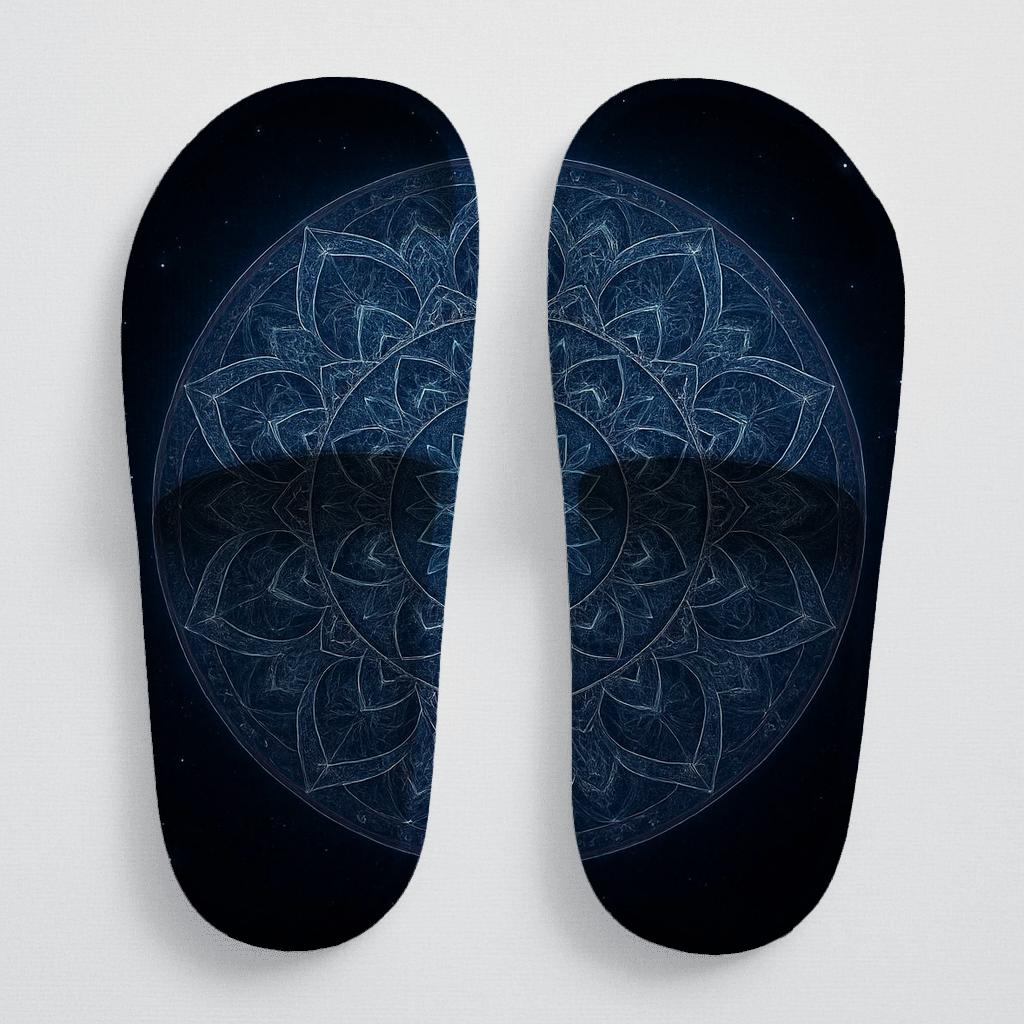 Radial Nebula Petal Array comfortable casual slides