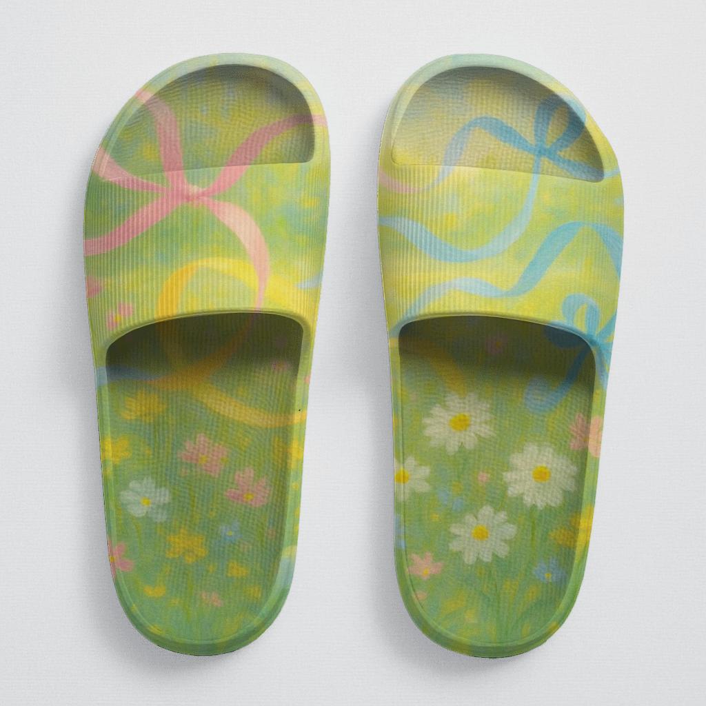 Spring Ribbon Meadow designer logo slides