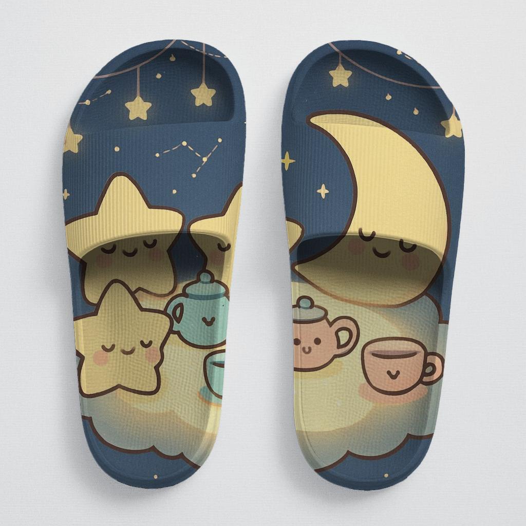 Sleepy Star Tea Party designer logo slides