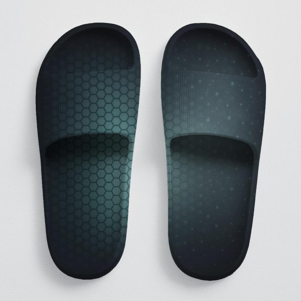 Hex Fade Particle Weave comfortable casual slides