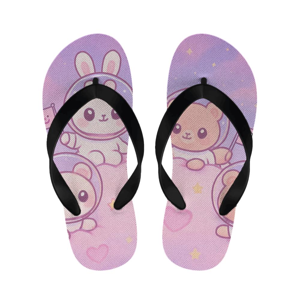Cotton Candy Moon Critters trendy casual slippers