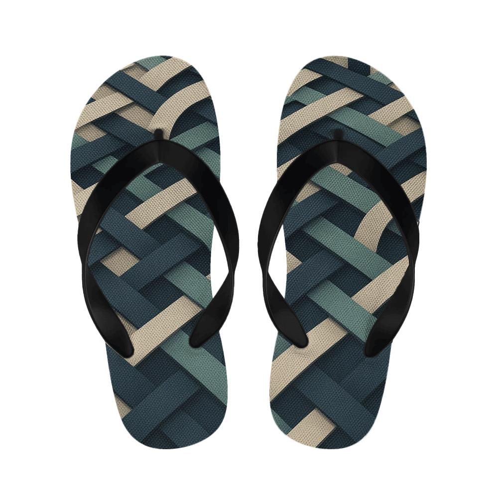 Interlaced Ribbon Mirage comfortable indoor slippers