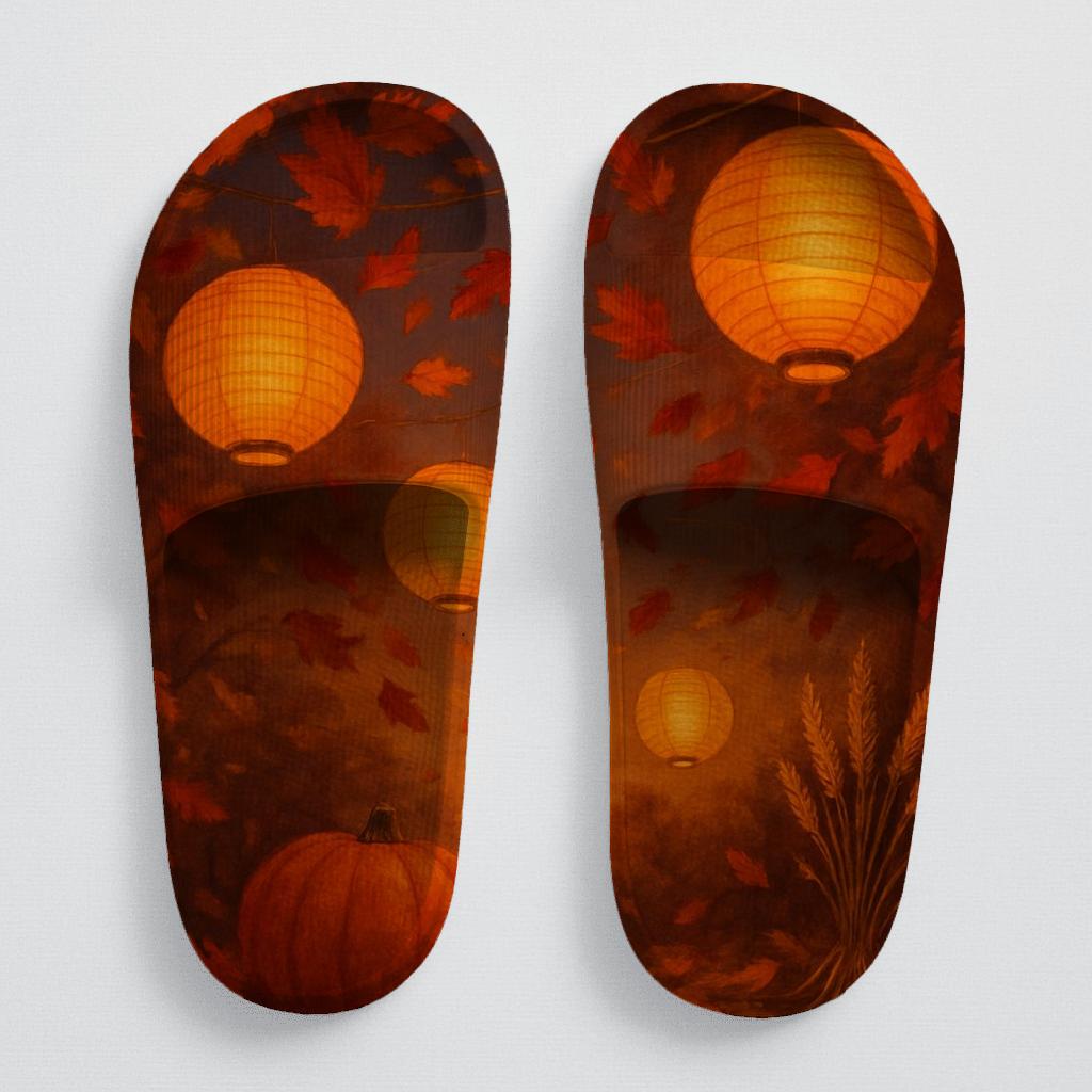 Autumn Lantern Harvest Glow custom slides