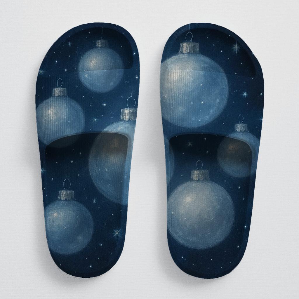 Winter Starlight Ornament Drift comfortable casual slides