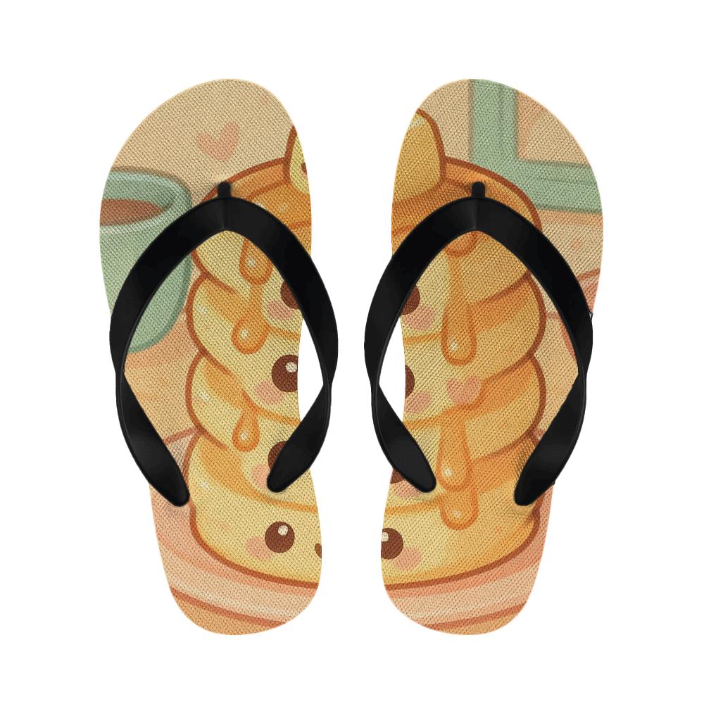 Pastel Pancake Friends soft sole slippers