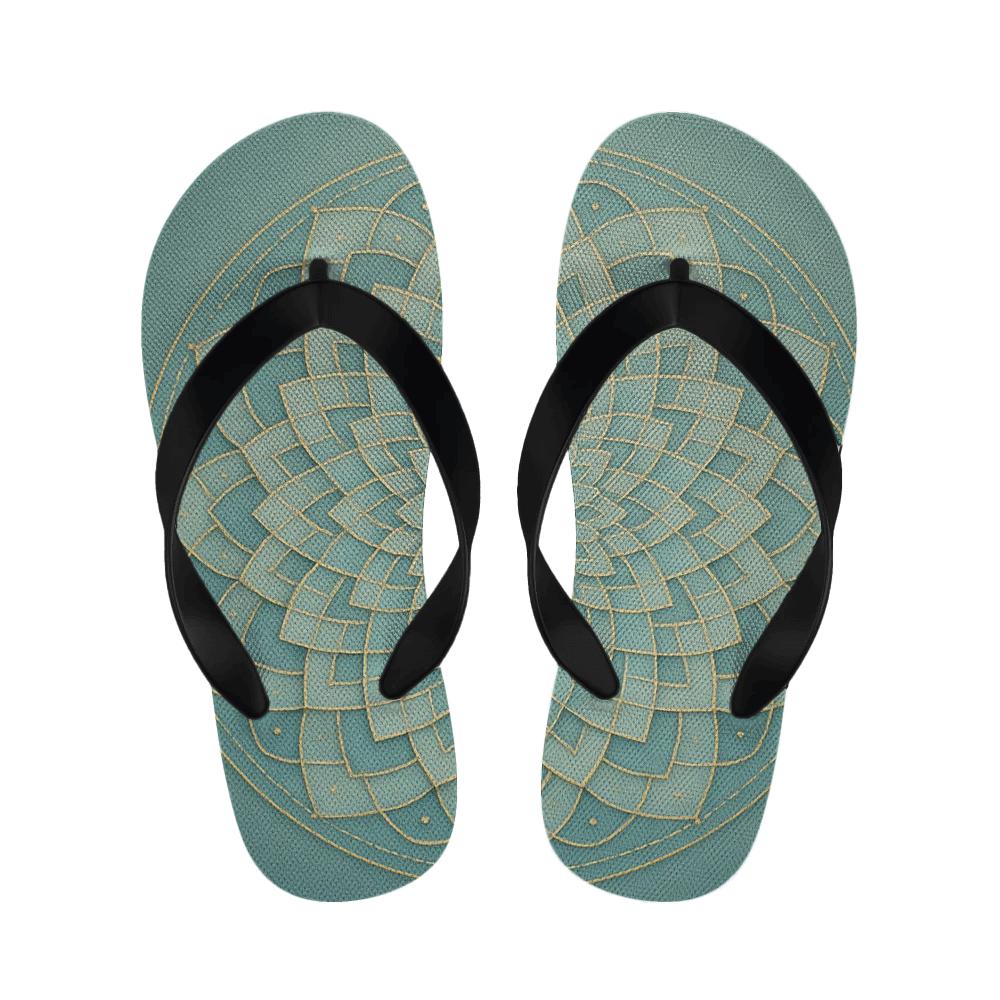 Radial Petal Lattice soft sole slippers