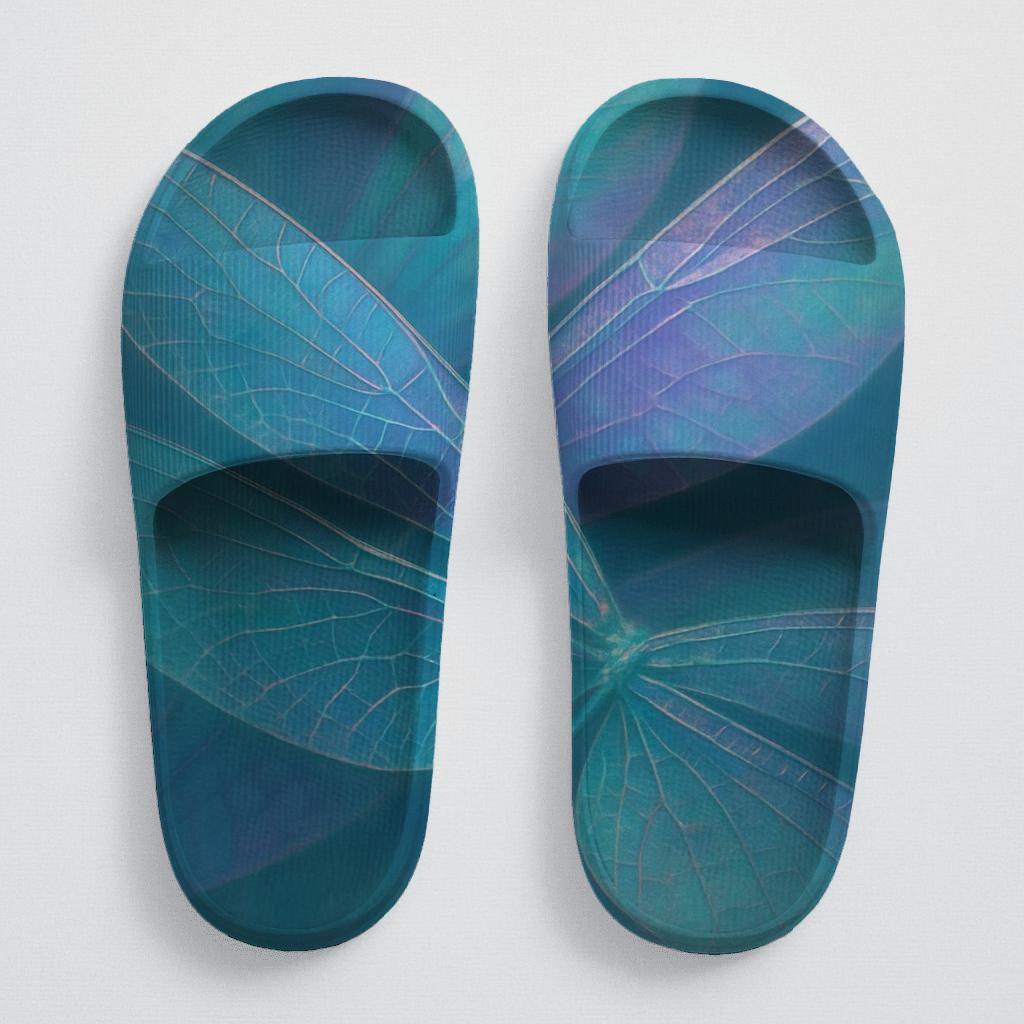 Prismatic Flicker Of The Dragonfly Wing trendy summer slides