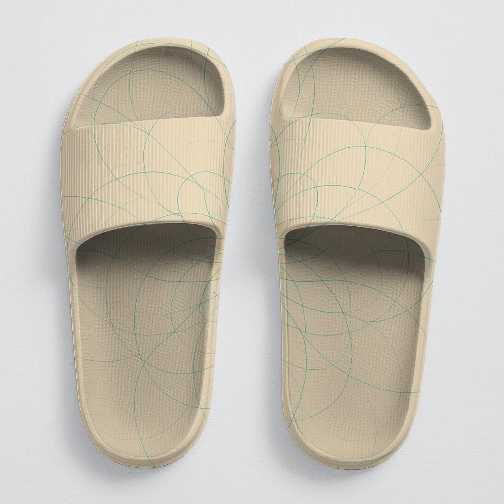 Lotus Fractal Lattice Drift soft footbed slides