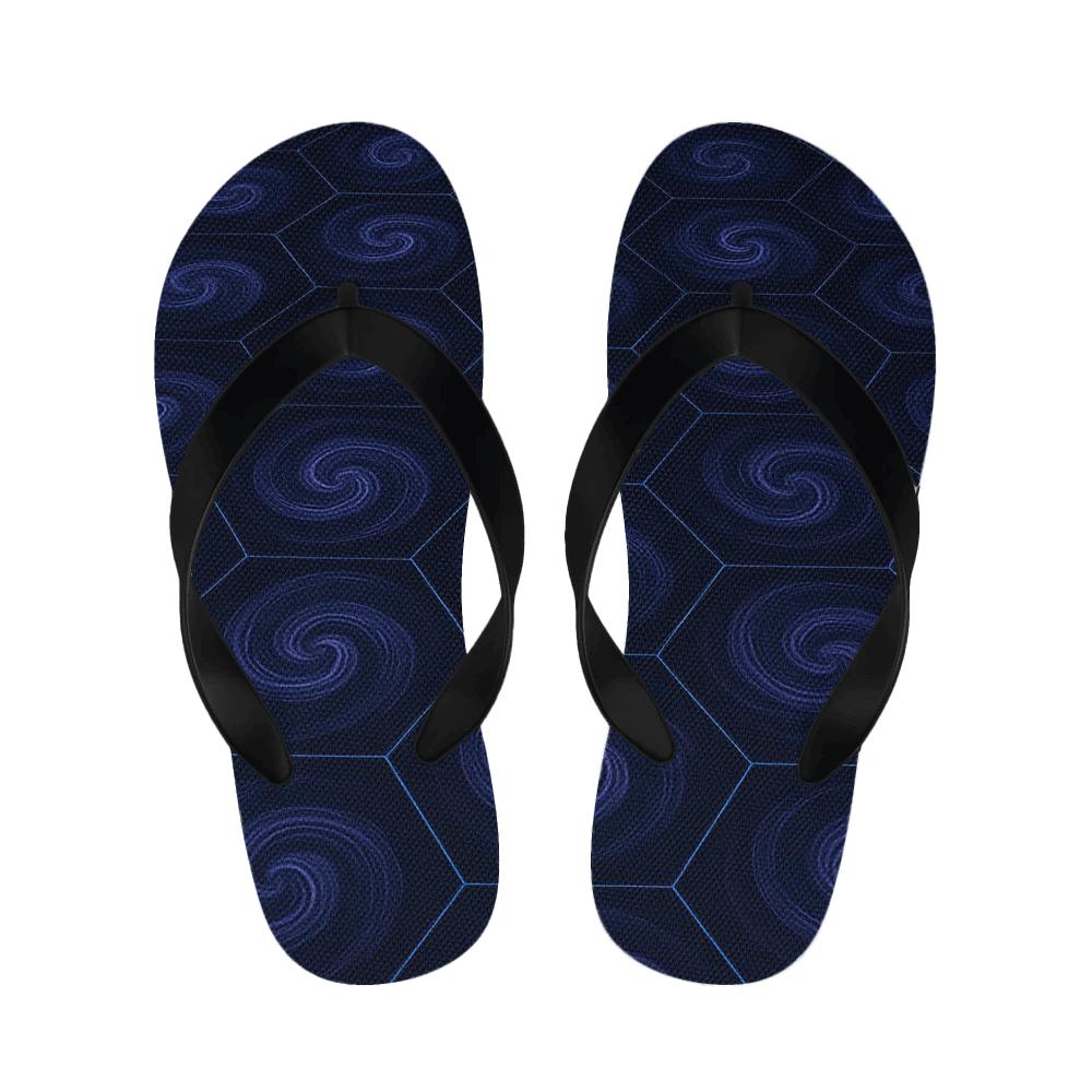 Spiral Nebula Tessellation soft sole slippers