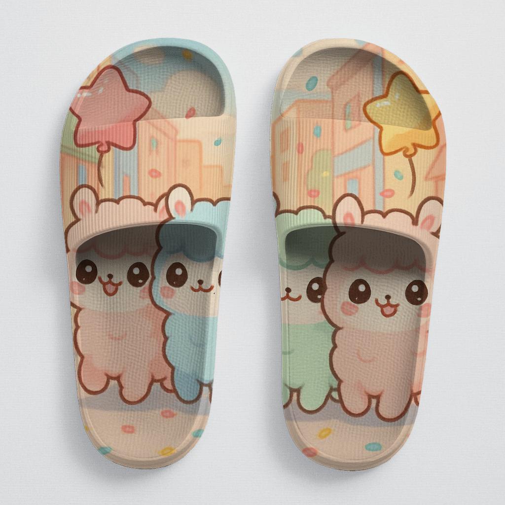 Cotton Candy Alpaca Parade unique printed slides