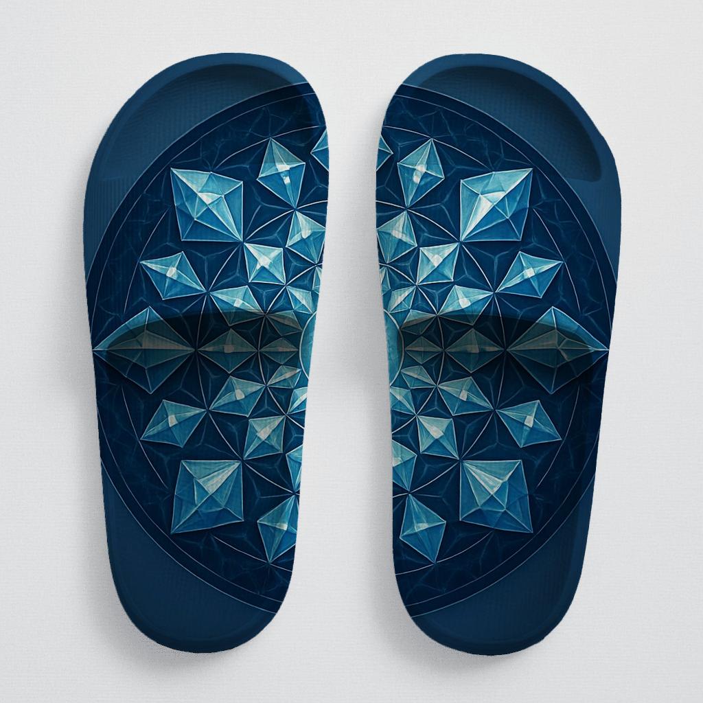 Radial Prism Lattice designer logo slides