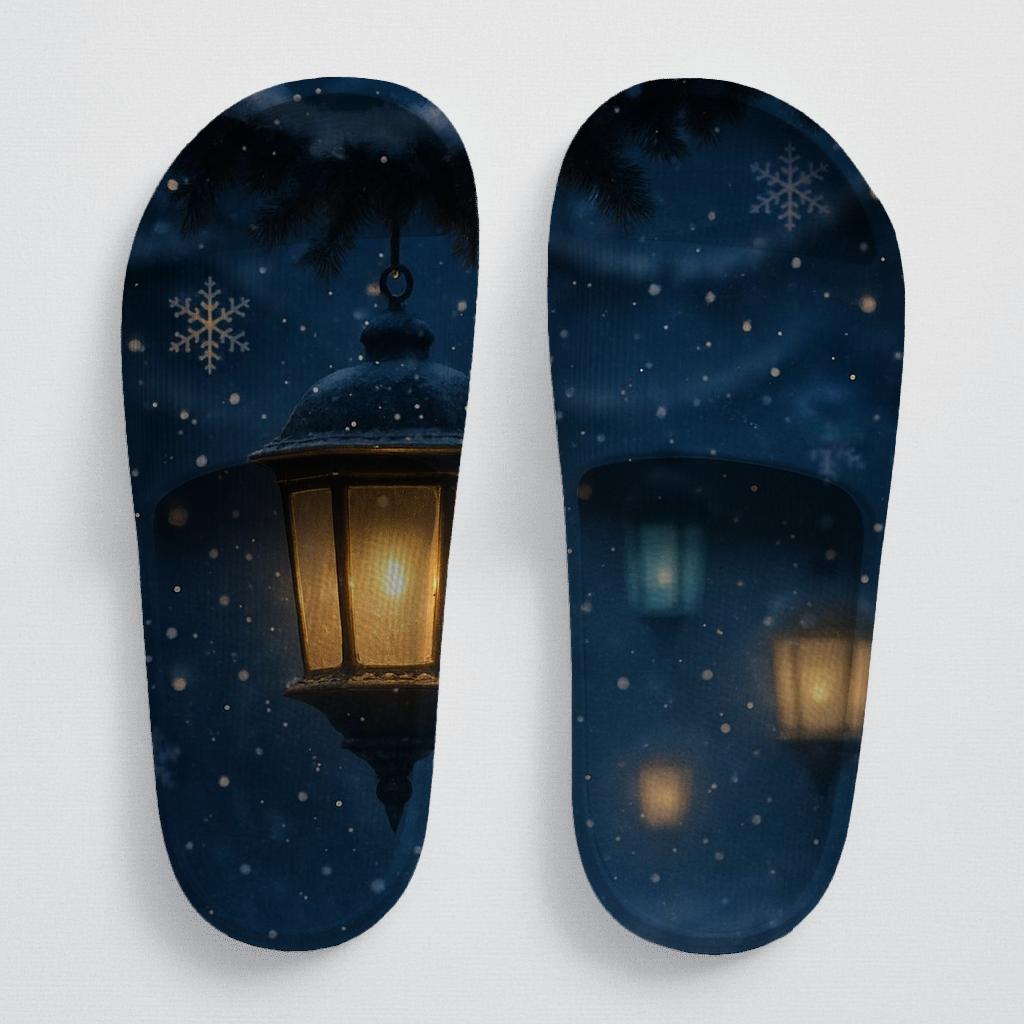Winter Lantern Snowfall Dream stylish pool slides