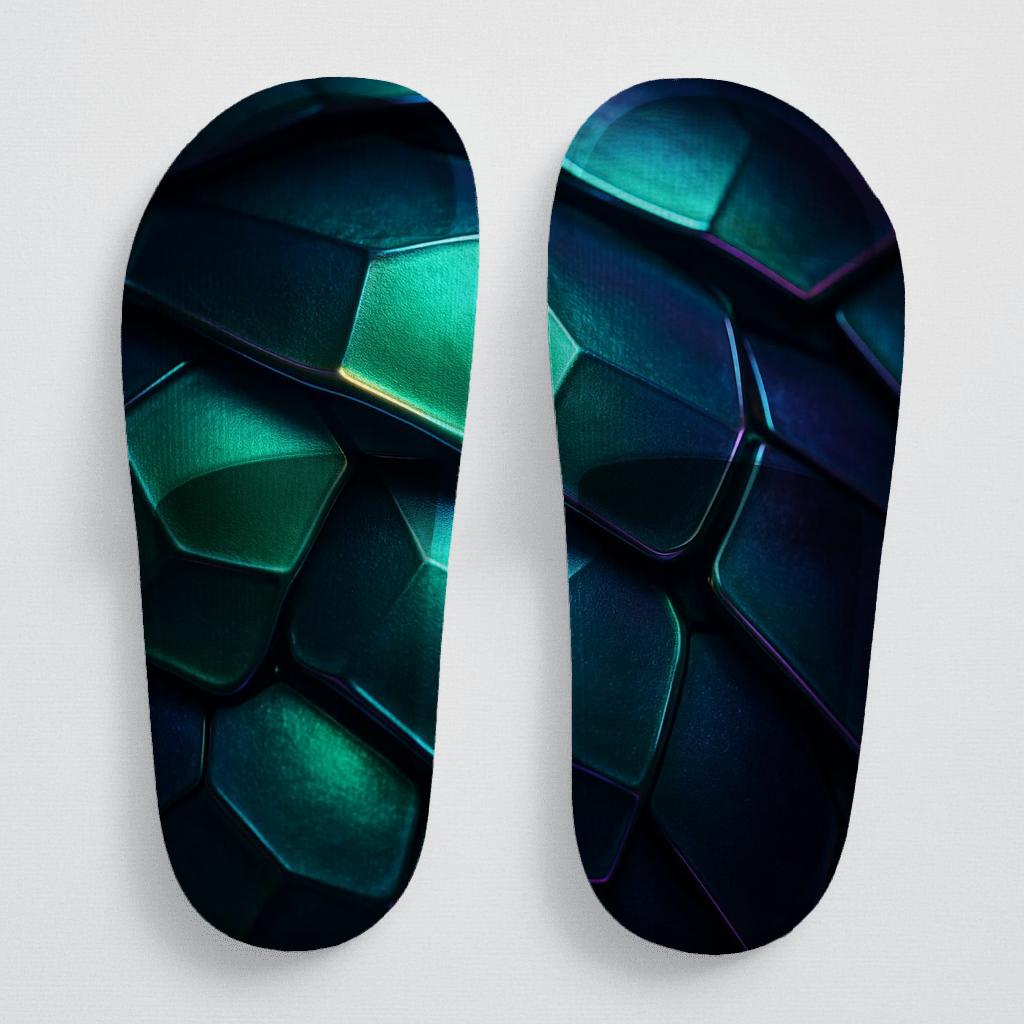 Iridescent Carapace Echo designer logo slides