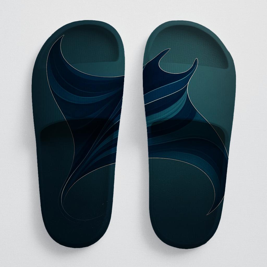 Glide Arc Of The Manta Silhouette stylish pool slides
