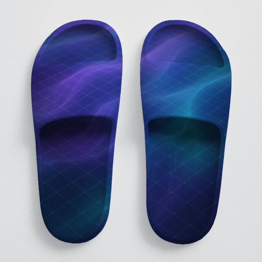 Nebula Grid Moire trendy summer slides