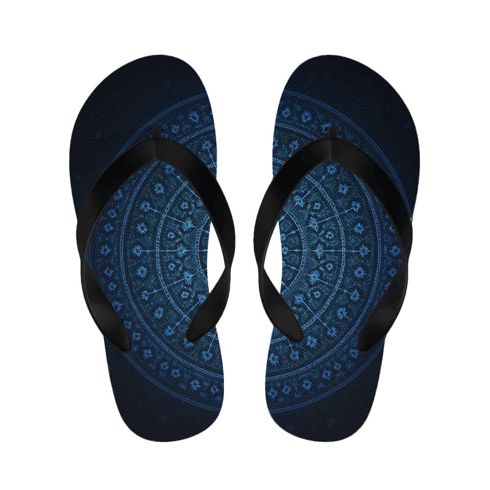 Radial Nebula Lattice comfortable indoor slippers