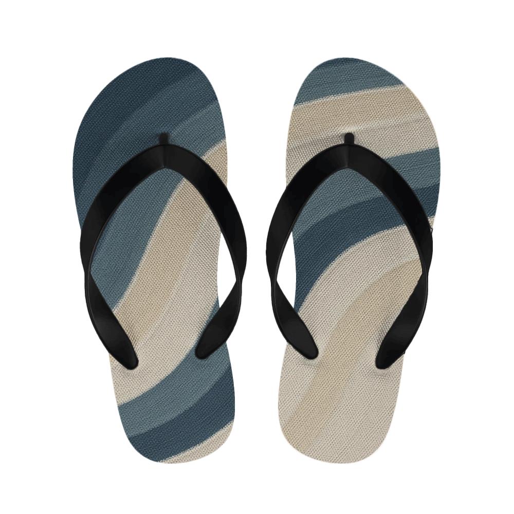 Tide Fringe Wavefront custom slippers