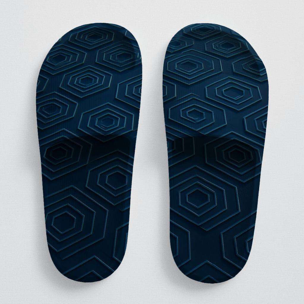 Orbital Hex Cascade designer logo slides