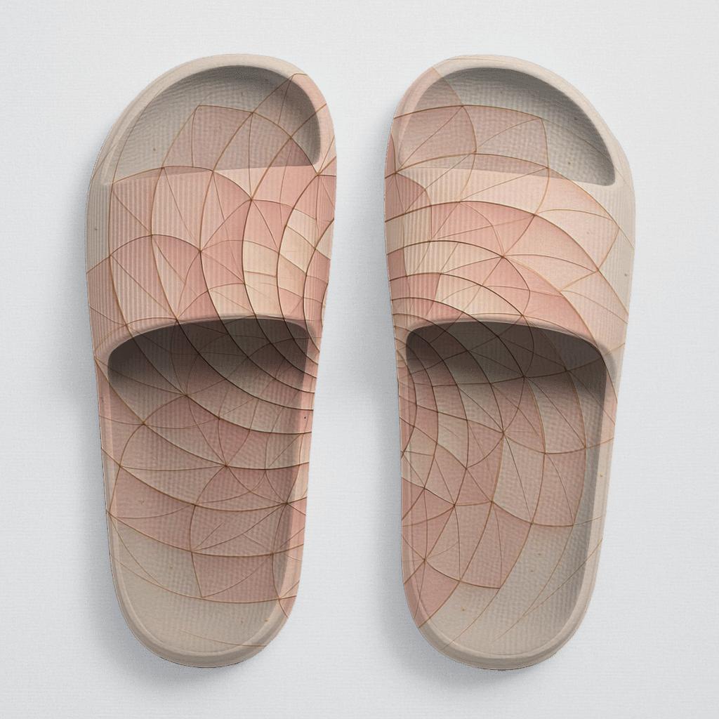 Camellia Prism Spiral sporty rubber slides