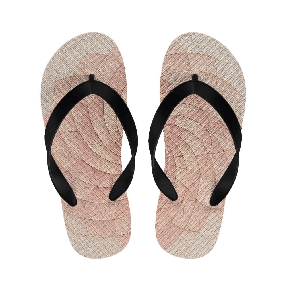 Camellia Prism Spiral custom slippers