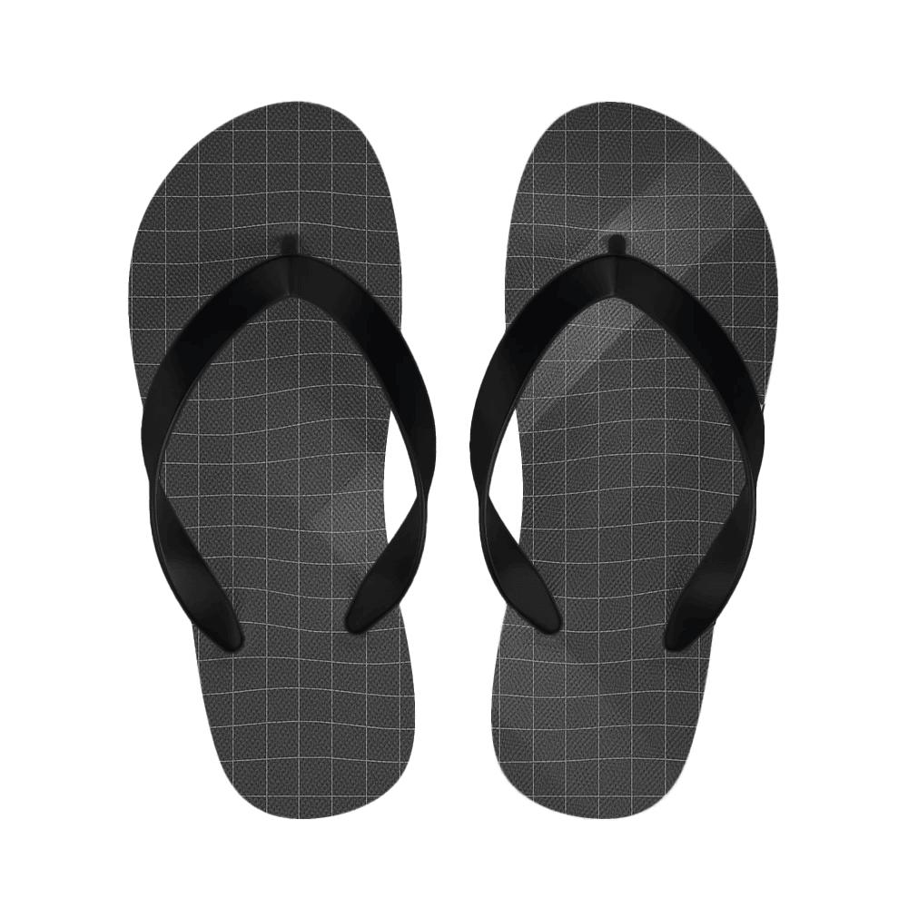 Phase Shift Grid Veil custom slippers