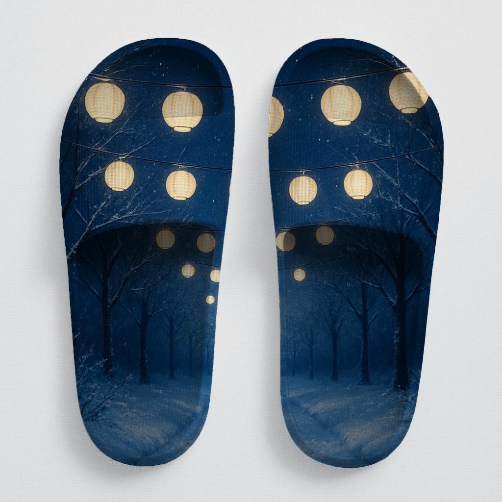 Winter Lantern Starlight trendy summer slides