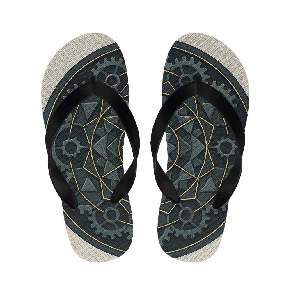 Clockwork Circle Mosaic comfortable indoor slippers