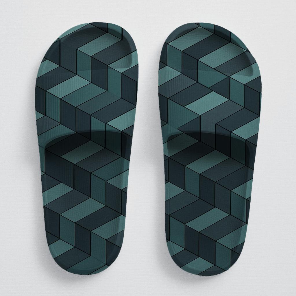 Offset Prism Weave unique printed slides