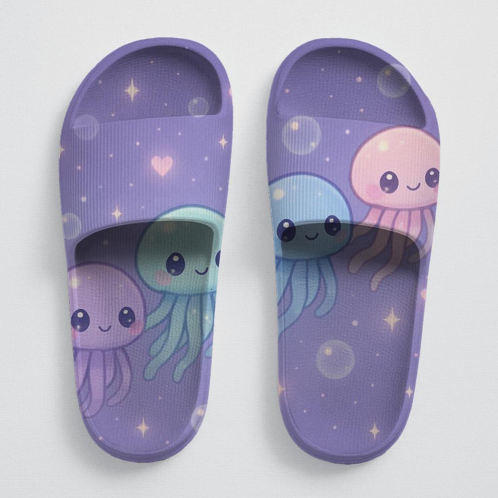 Pastel Moon Jelly Parade comfortable casual slides