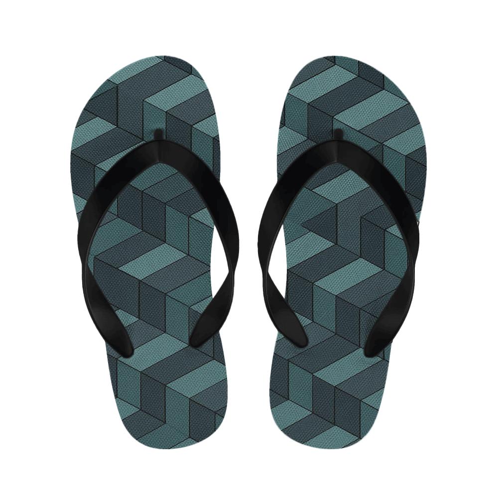 Offset Prism Weave personalized cozy slippers